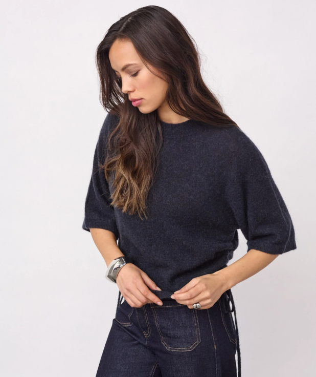 NoomiCC String Knit - Navy