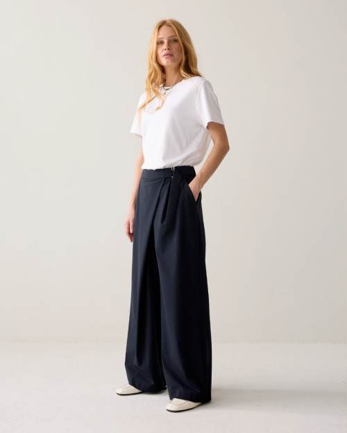 Overslagbroek met pinstripe