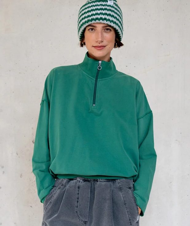 Sweater Print Green Penn&Ink