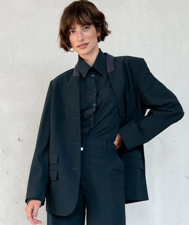 Blazer Antra Penn&Ink grijs melange