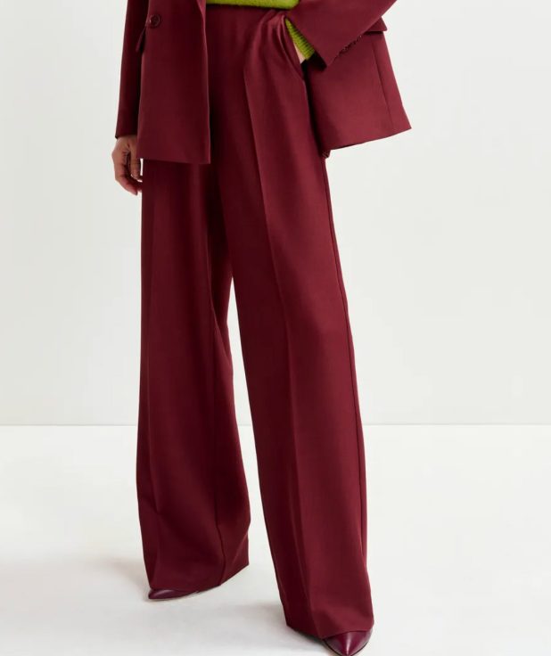 Pantalon Izi Bordeaux Essentiel Antwerp rood
