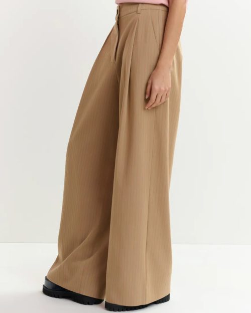 Pantalon Josha Essentiel Antwerp bruin camel