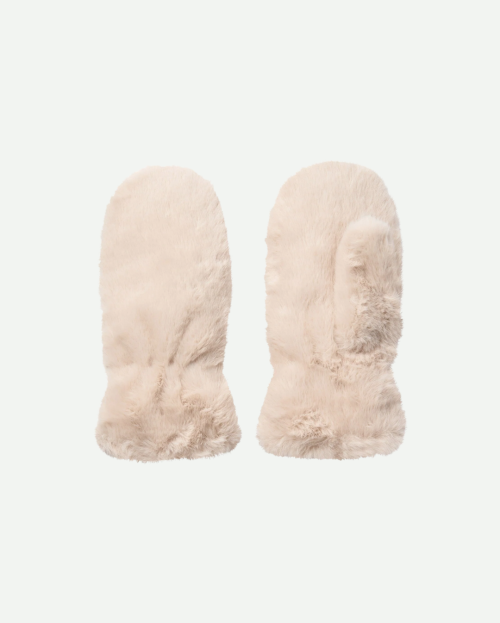 PenzaCC Fur Mitten - Bone