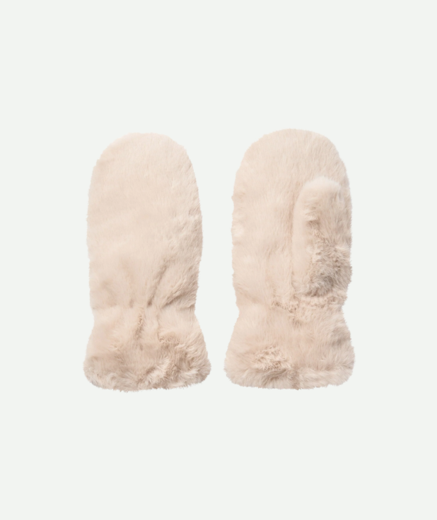 PenzaCC Fur Mitten - Bone