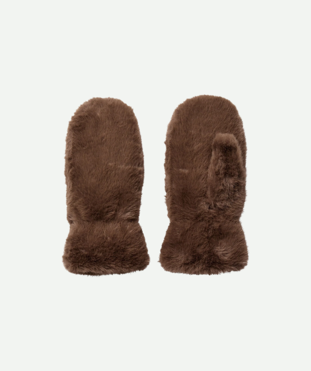 PenzaCC Fur Mitten - Bone