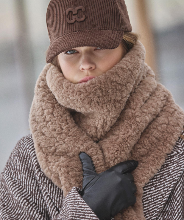 PenzaCC Fur Scarf - Mocca