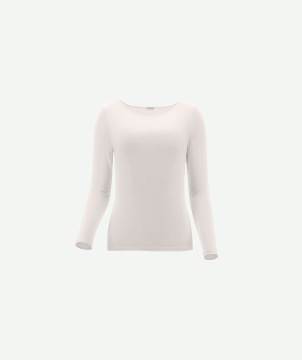 Shirt Perfect Line Wit Oroblu longsleeve