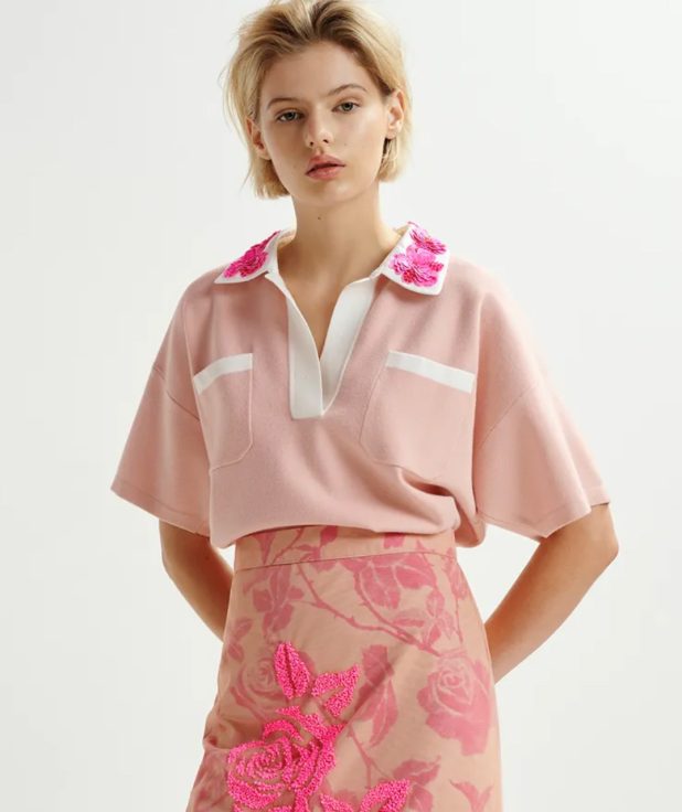 Polo Hoiseau Roze Essentiel Antwerp