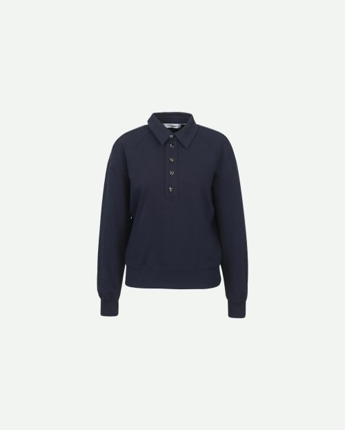 Polo Sweat Dengi Co'Couture blauw