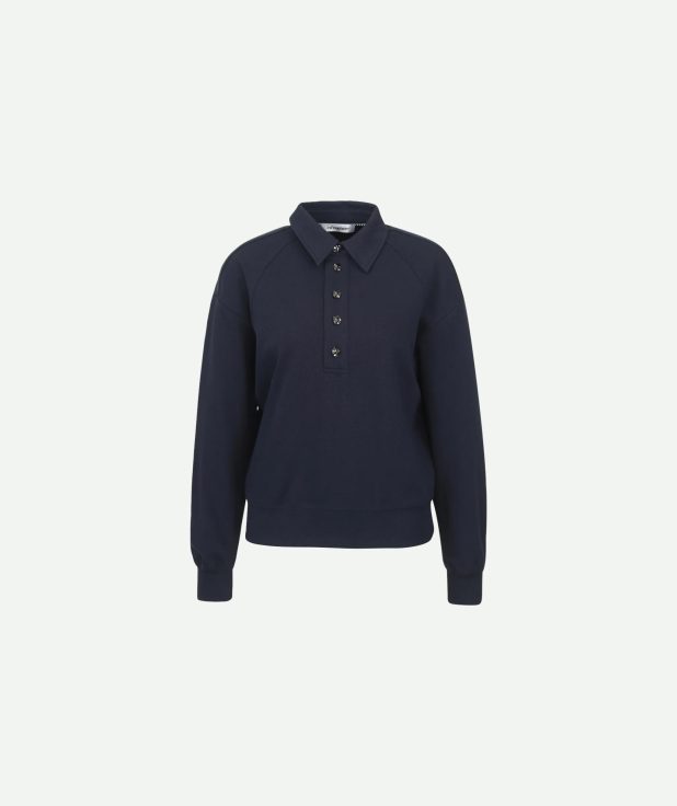 Polo Sweat Dengi Co'Couture blauw
