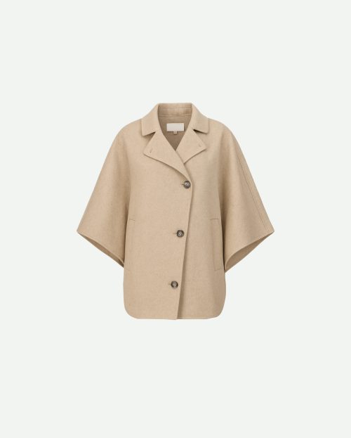 Poncho Avy Beige Studio AR camel