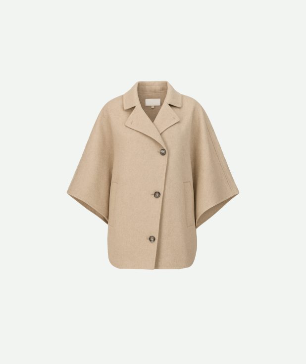 Poncho Avy Beige Studio AR camel