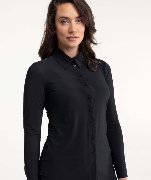 Blouse Poppy Black Studio Anneloes zwart