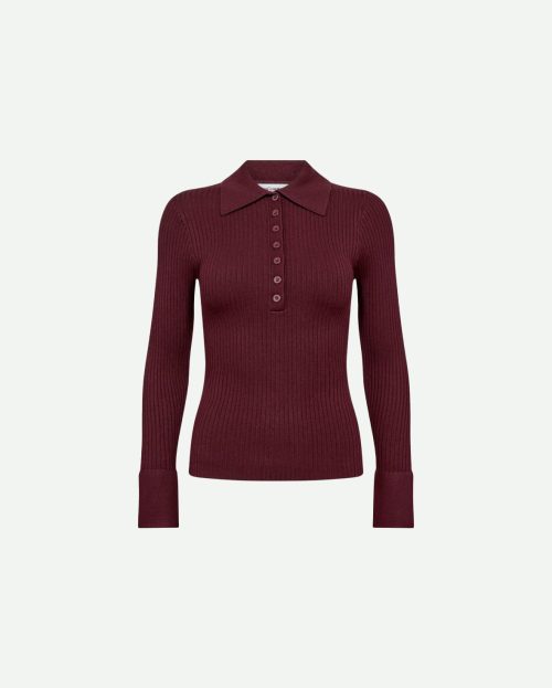 Trui pullover Bonny bordeaux Co Couture