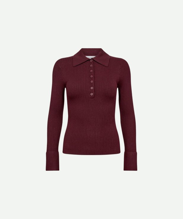 Trui pullover Bonny bordeaux Co Couture