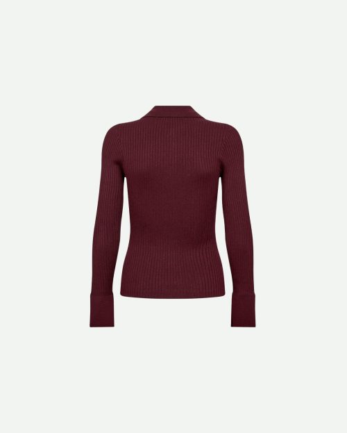 Pullover Bonny Bordeaux Co'Couture rood