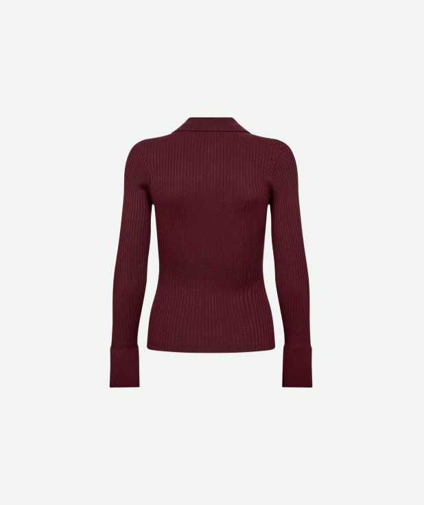 Pullover Bonny Bordeaux Co'Couture rood