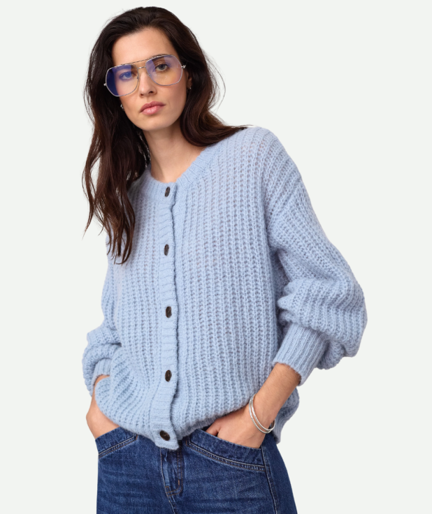 RainaCC Cardigan - Pale Blue
