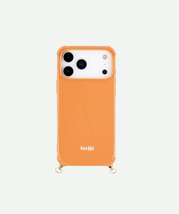 Recycled iPhone case - no cord | Apricot