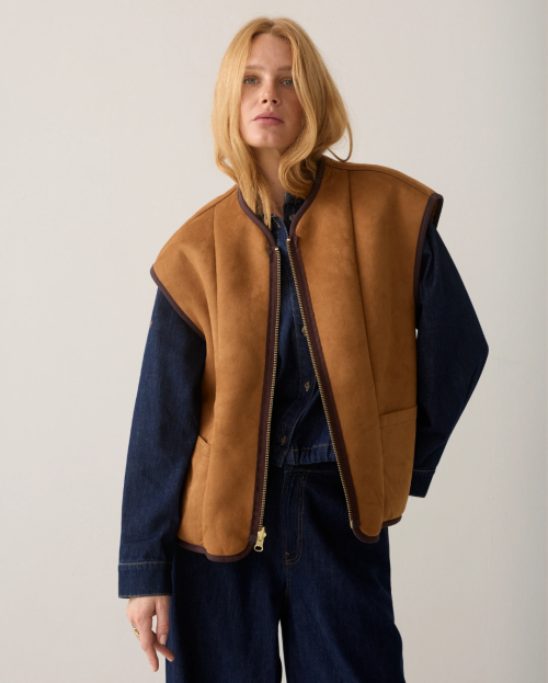 Reversible bodywarmer teddysummum