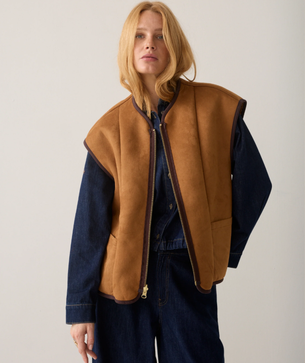 Reversible bodywarmer teddysummum