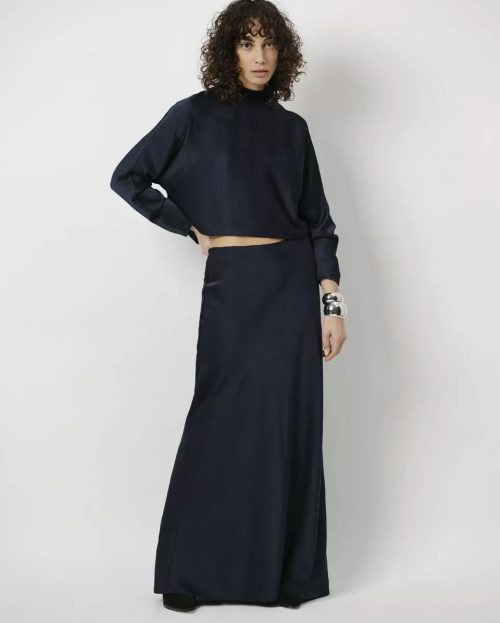 Rok Satin Ywa Dante6 blauw 2