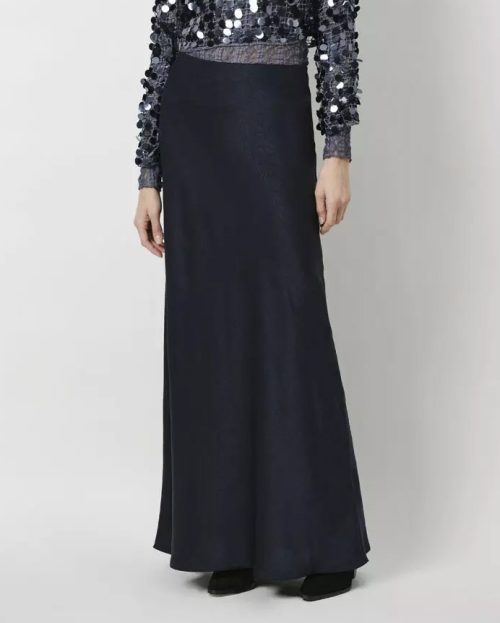 Rok Satin Ywa Dante6 blauw