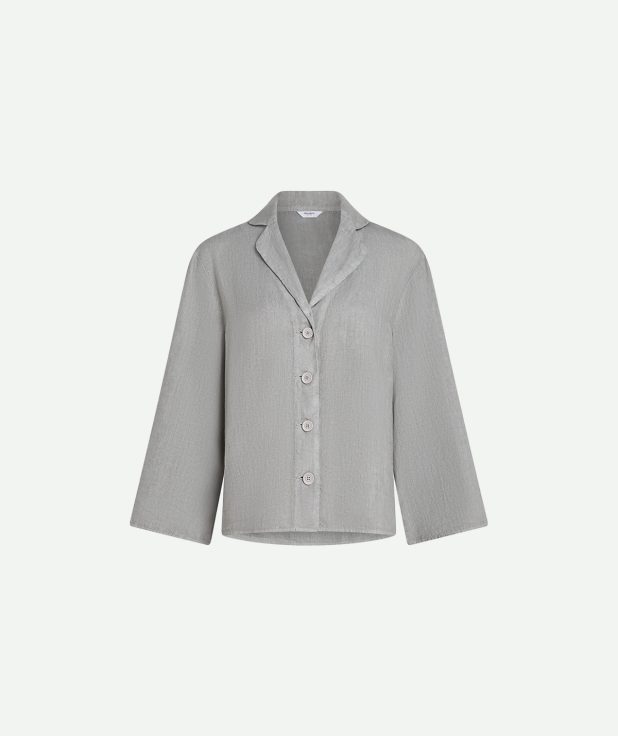 blazer blouse cool grey penn & ink