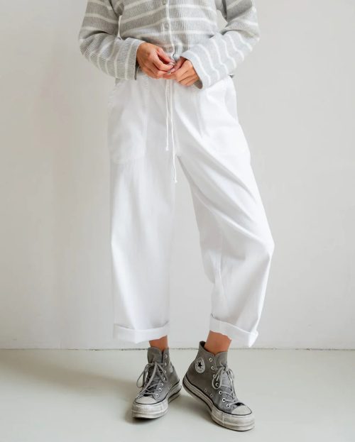 Jeans Jogger White Penn&Ink wit