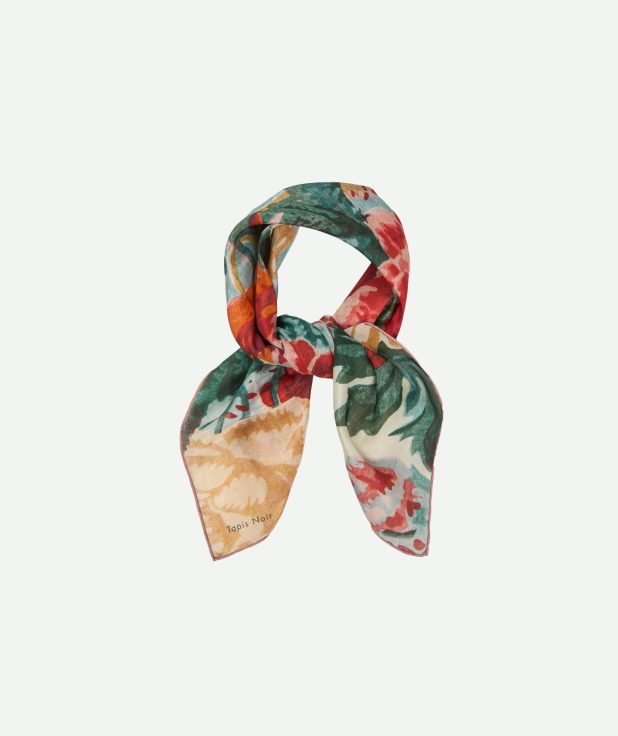 Scarf Light Multicolor Tapis Noir 2