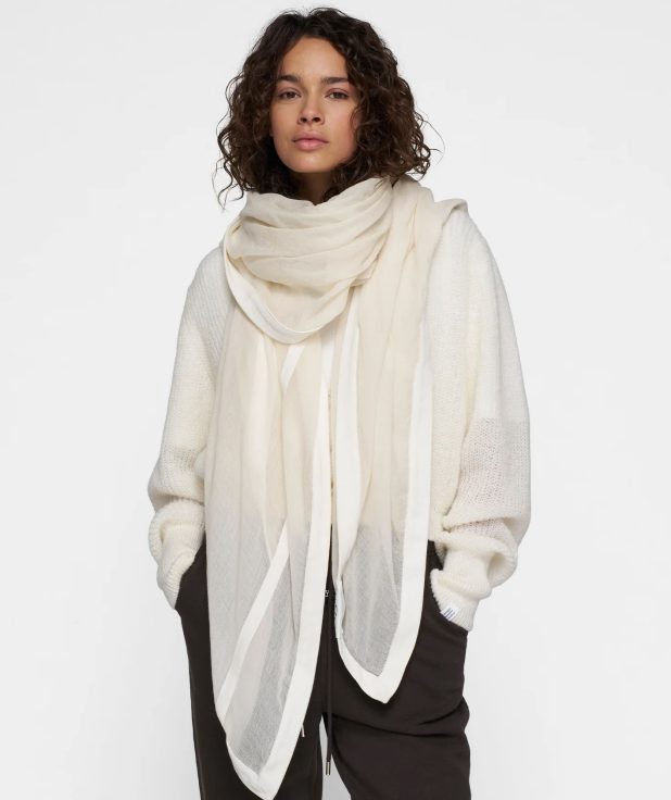 Scarf Rib Natural 10Days ecru