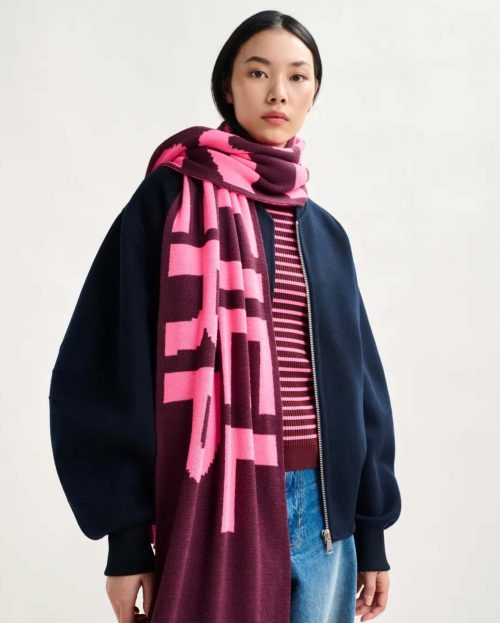 Shawl Itension Essentiel Antwerp bordeaux