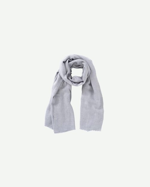 Shawl Grey Herringbone Yaya lichtgrijs