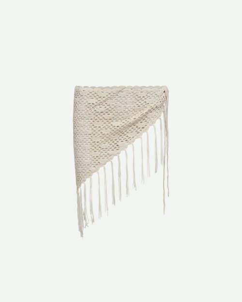 Scarf Filly Co'Couture gehaakt ecru