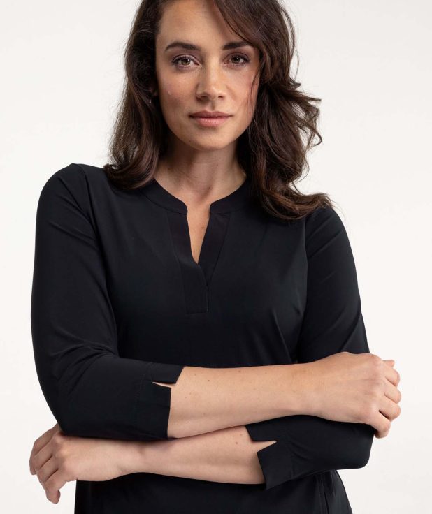 Simplicity dress Zwart 2 Studio Anneloes