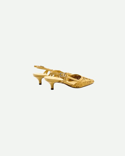 Slingback yellow kathryn Toral shoes