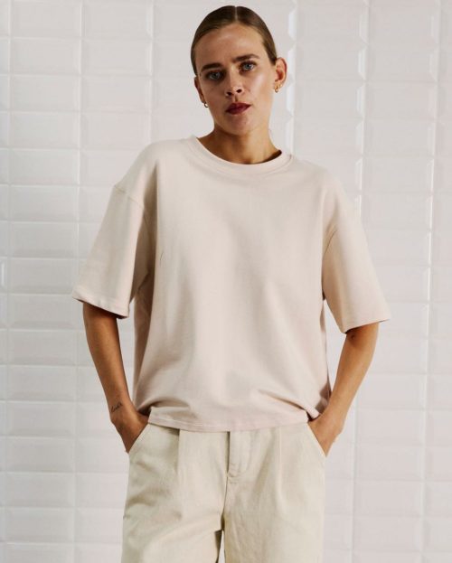 T-shirt Indra Birch With Black beige studio lab