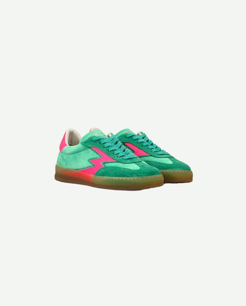 Sneaker Matcha Fuchsia Moa Concept groen fluo roze