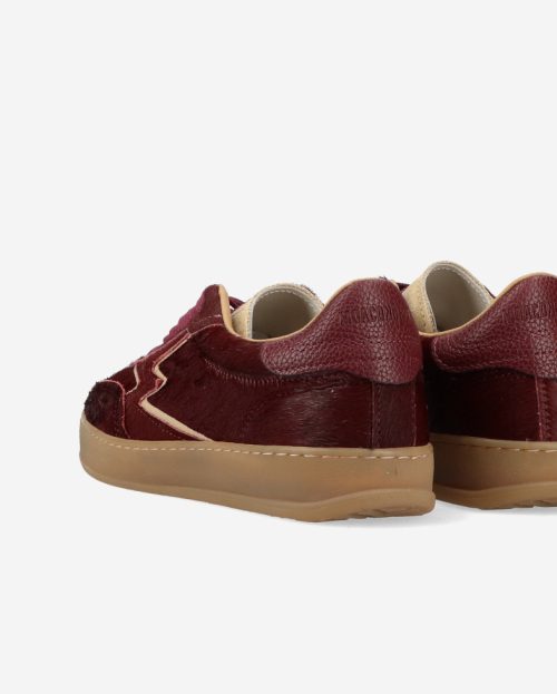 Sneaker moa concept CL144 bordeaux pony_2