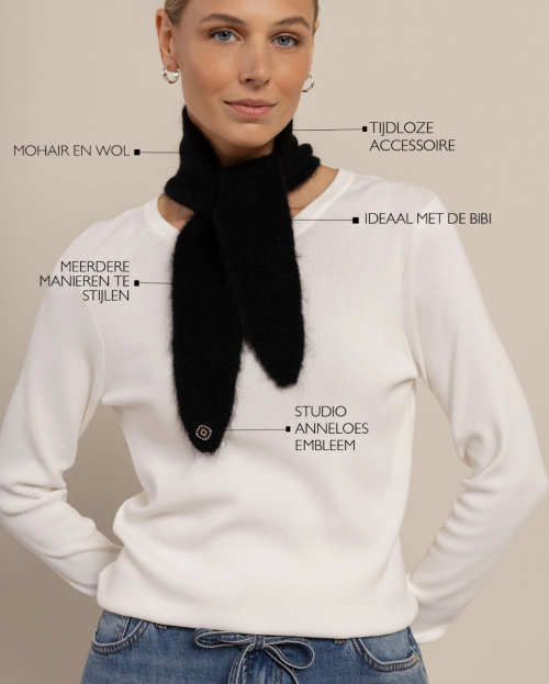 Sophia scarf - black