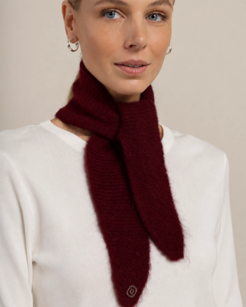 Sophia scarf - red wine