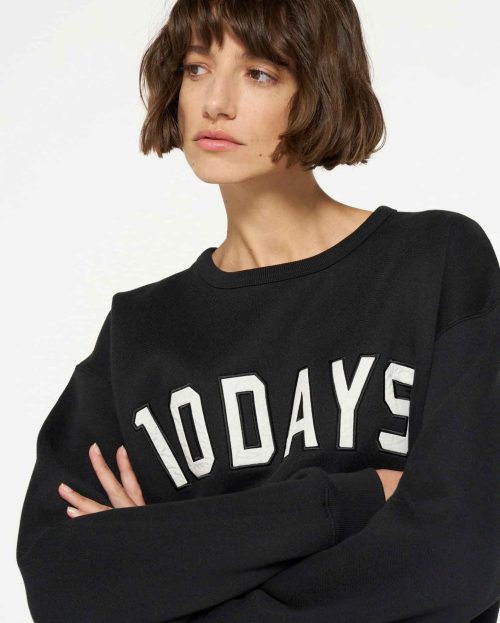 Statement Sweater Zwart 10Days