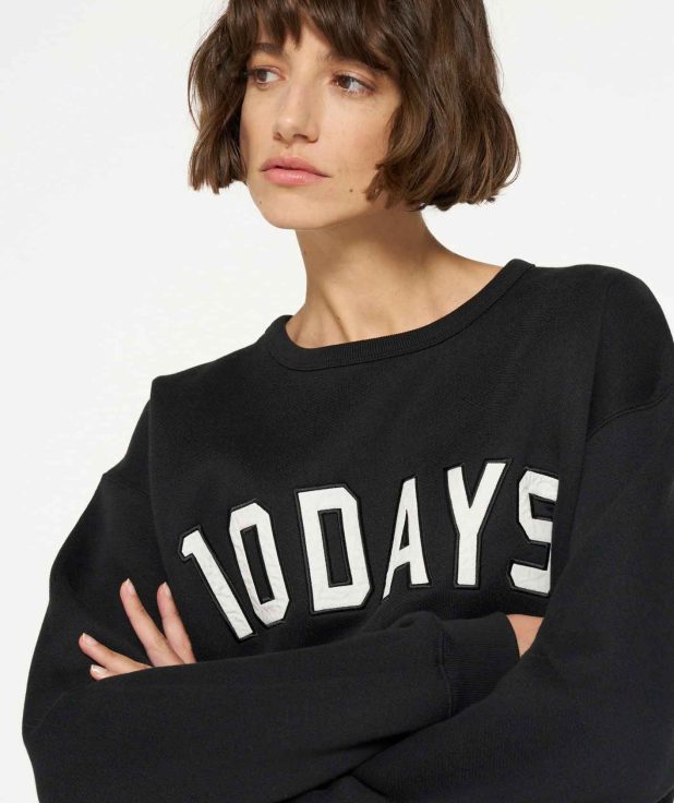 Statement Sweater Zwart 10Days