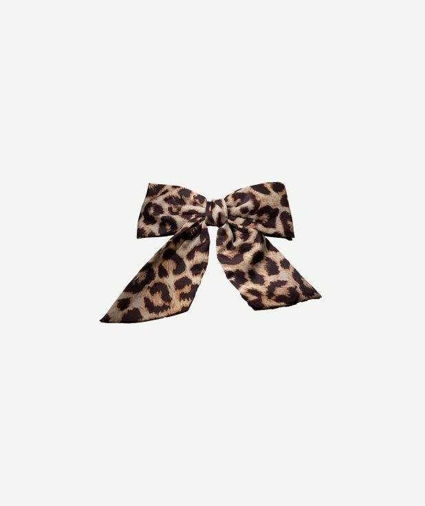 Haarclip Strik Leopard Bow19