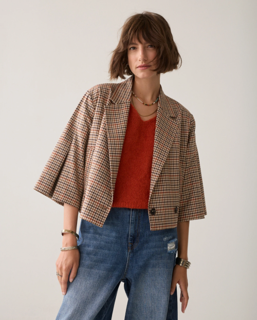 Geruite blazer Summum