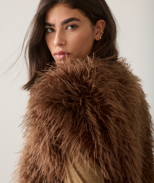 Summum Gilet faux fur