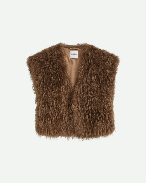 Summum Gilet faux fur