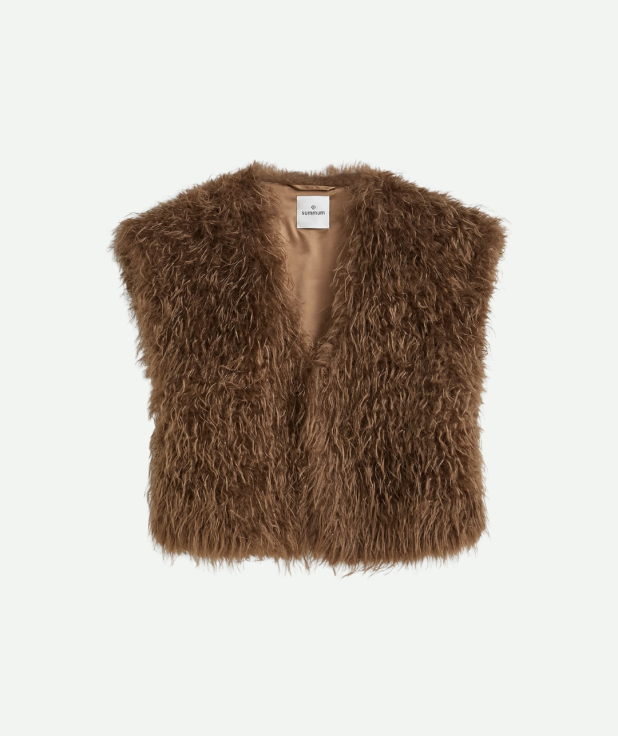 Summum Gilet faux fur
