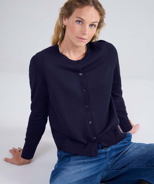 Vest Midnight Blue Summum bordeaux model blauw