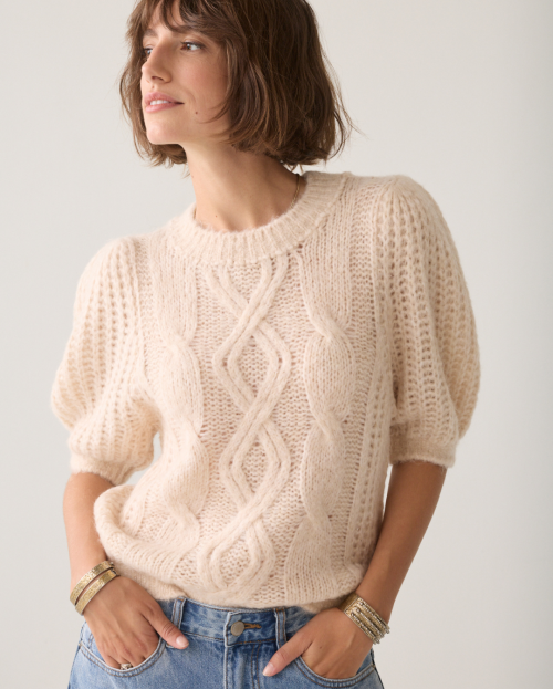 Summum Trui Ecru Sweater